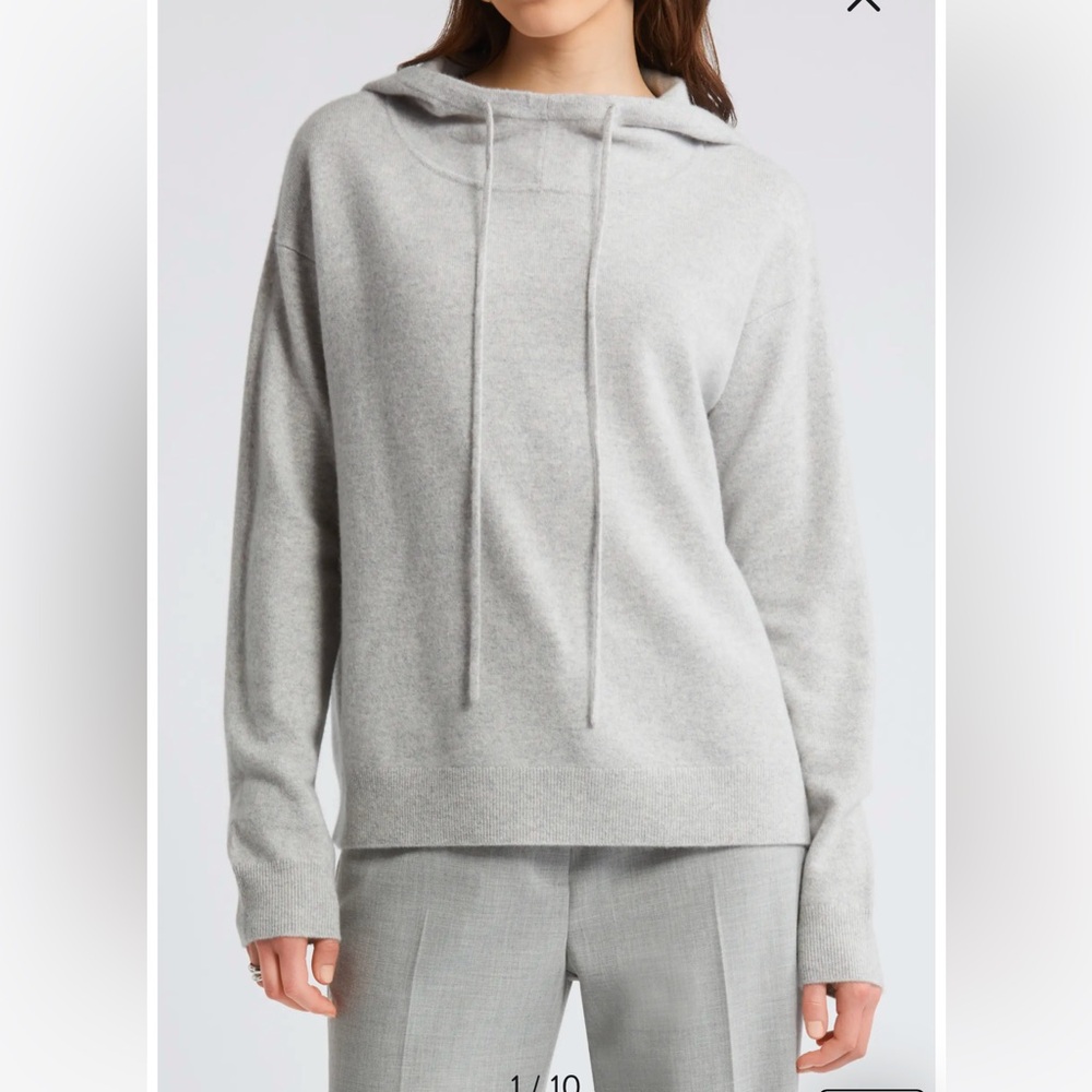 Nordstrom Cashmere Blend Sweater Hoodie